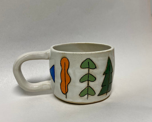 Midcentury Modern Forest Mug